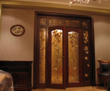 Dupla beltéri ajtók a hall, nappali, hinta, turistaosztályon, méretű fénykép