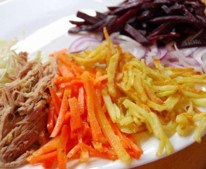 Татарський салат рецепт з фото