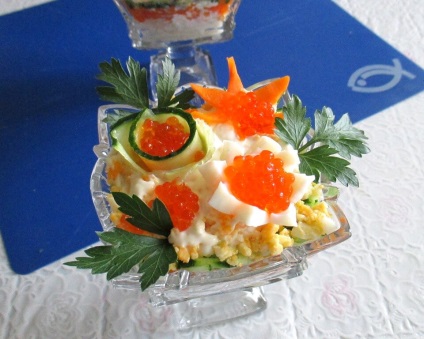 Смачний салат коктейль з фото