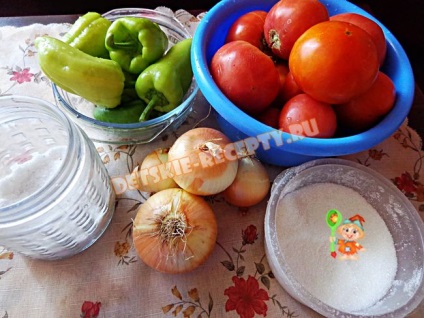 Заправка з помідор і перцю на зиму - рецепт з фото, дитячі рецепти, страви