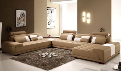 Бежевий диван в інтер'єрі затишна універсальність, bonamoda