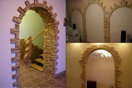 Ідеї ​​обробки коридору і арки, види матеріалів
