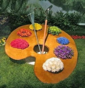 Як зробити садові клумби своїми руками з підручних матеріалів