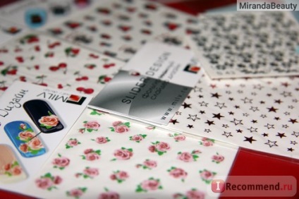 Наклейки для нігтів milv слайдер-дизайн - «♥ незвичайний і красивий манікюр за допомогою наклейок на