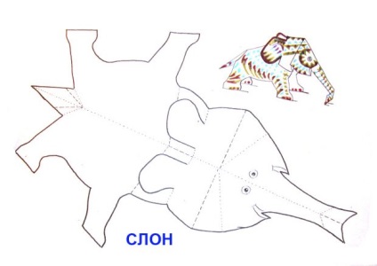 Слон орігамі збірка по схемі з фото-відео майстер-класів