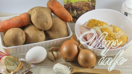 Картопляна бабка в духовці з салом рецепт з фото крок за кроком