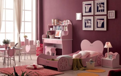 Шпалери для дитячої кімнати для дівчаток (65 фото) - вибір кольору і фактури