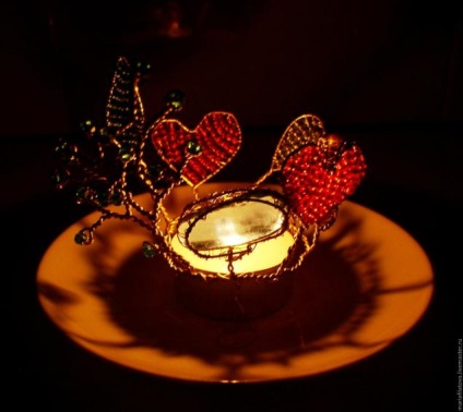 Створюємо свічник-валентинку - ярмарок майстрів - ручна робота, handmade