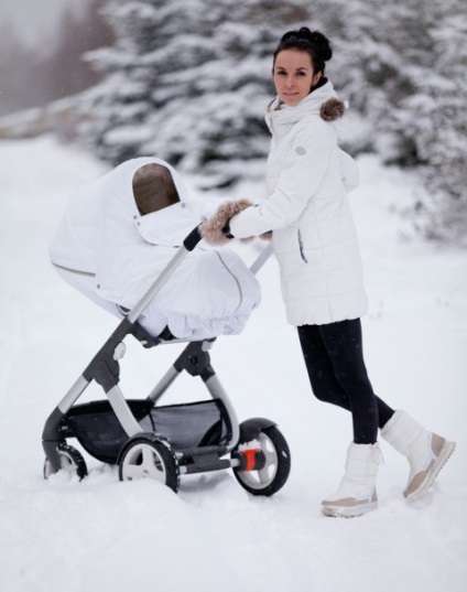 Зимові дитячі коляски - поради щодо вибору дитячої прогулянкової коляски