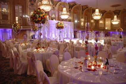 Декор весільного залу для кращого банкету в життя