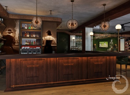 Дизайн пивних барів - створення дизайн проекту пивного бару під ключ, фото інтер'єру, inspiregroup