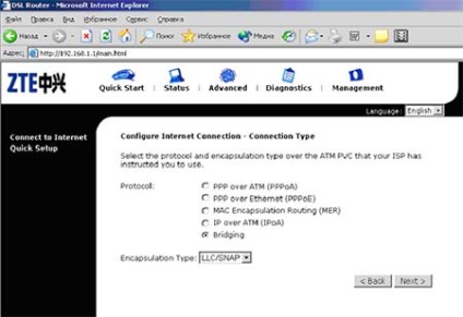 Інструкція по налаштуванню модема zte zxdsl 831 в режимі bridge