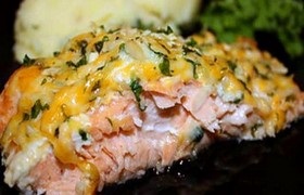 Риба запечена з овочами в вершках рецепт з фото