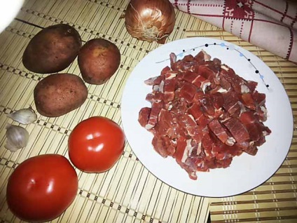 Азу по - татарськи з солоними огірками, покроковий рецепт з фото і відео