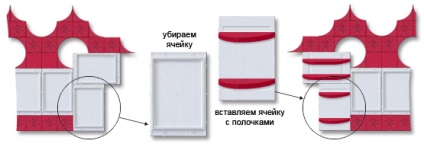 Дитячі полички для ліплення, стенди з підставками для виробів