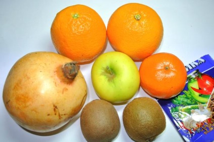 Фруктовий салат в апельсинових кошиках рецепт в домашніх умовах