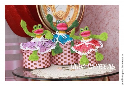 Як зв'язати іграшку жабу-Веселушки - ярмарок майстрів - ручна робота, handmade