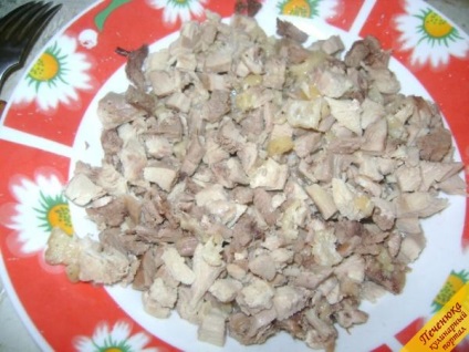 Начинка для млинців з рису і курки (покроковий рецепт з фото)