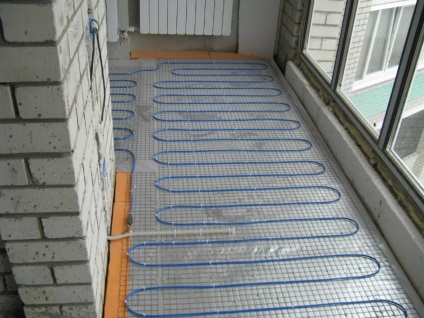 Тепла підлога на балконі на лоджії як зробити ламінат, електричний краще, своїми руками інфрачервоний