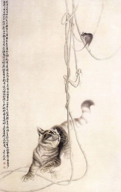 Gorlex72, кішки китайського художника Сюй сіньці