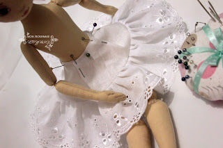 Шиємо під'юбник для текстильної ляльки - ярмарок майстрів - ручна робота, handmade