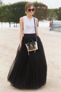 Модна спідниця з фатину - з чим носити, 50 ідей на фото!