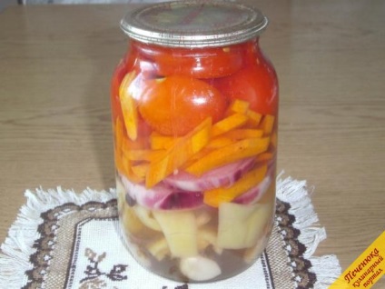Салат ласунка на зиму (покроковий рецепт з фото)