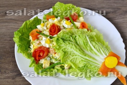 Салат овочевий - букет рецепт з фото