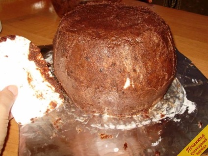 Торт - бочка з червоною ікрою - (покроковий рецепт з фото)