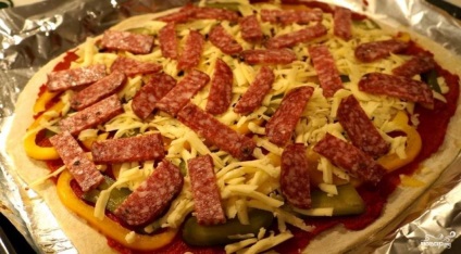Сирна піца - покроковий рецепт з фото на