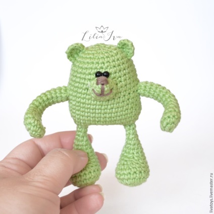 В'яжемо іграшку «ведмедик» амигуруми - ярмарок майстрів - ручна робота, handmade
