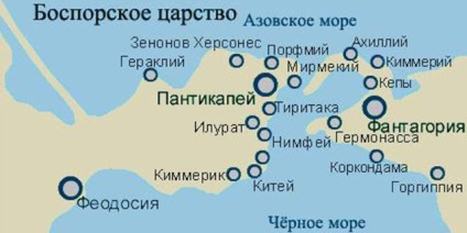 Кіммерійці Боспору Кіммерійського, Керкінітида євпаторія історія з давніх часів, до наших днів