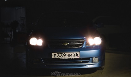 Перетяжка салону і вихлоп на chevrolet lacetti