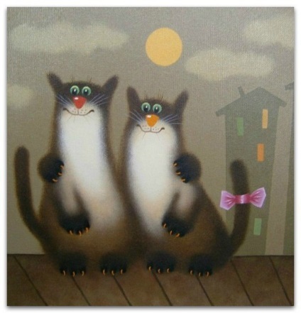 Публікація в кульбабах коти) художник Олександр Зотов, спільнота «стан душі»