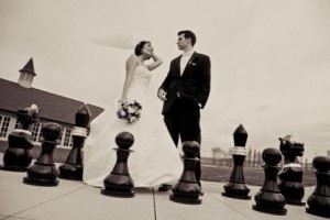 Весілля в шаховому стилі