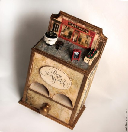 Мініатюри для чайного будиночка паризьке кафе своїми руками - ярмарок майстрів - ручна робота,
