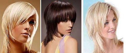 Стрижка каскад на середні волосся модні варіанти з фото