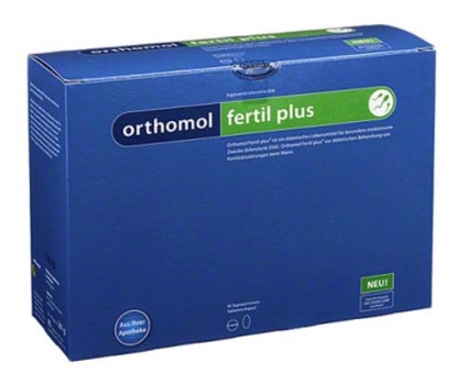 Orthomol fertil plus для чоловіків, вітаміни orthomol, вітаміни orthomol