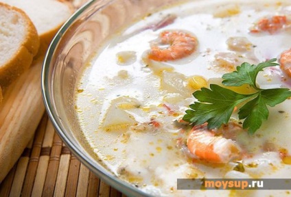 Рецепт крем-супу з креветками - вишукану страву без зайвого клопоту