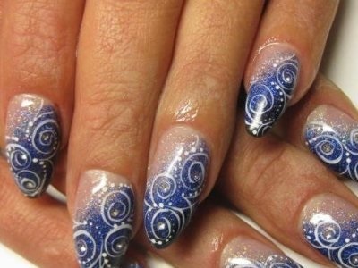 Розпис нігтів акриловими фарбами для початківців крок за кроком - китайський розпис нігтів