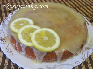 Лимонний пиріг «найсмачніше» - рецепт з фото