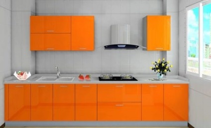 Шпалери для помаранчевої кухні (50 фото) які кольори підійдуть до кухонного гарнітуру
