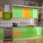 Оранжево-зелена кухня 50 фото готових ідей, відео-уроки