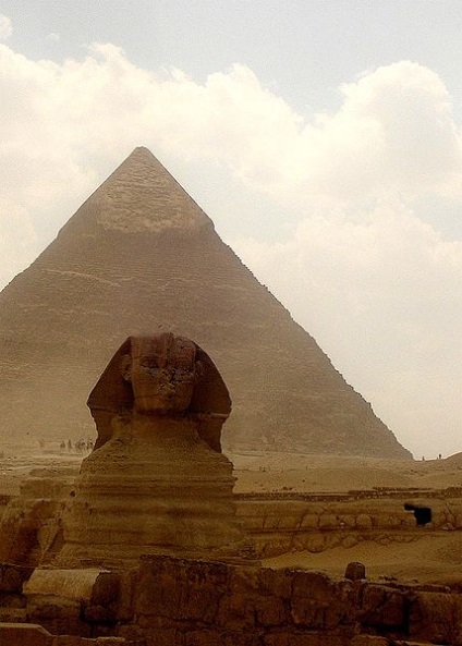 Піраміда Хефрена і великий сфінкс, галактика