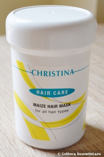 Знайомство з маркою christina маска для волосся maize hair mask і зволожуючий крем elastin collagen