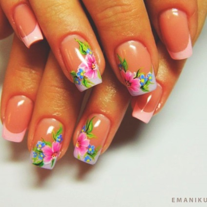 Квіти дизайн нігтів з квіточками, новинки цього року