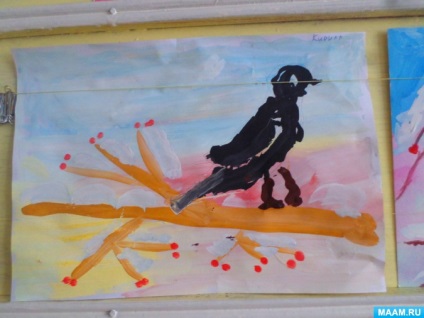 Дитячий майстер-клас «малювання зимуючих птахів»