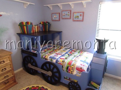 Ремонт дитячої кімнати для хлопчика 56 фото