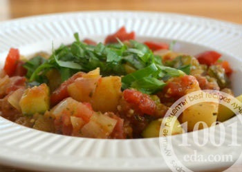Рецепт овочевого рагу з опеньками - другі пісні страви від 1001 їжа