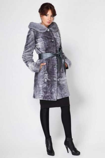 Модні мутонову шуби фото моделі зима 2016